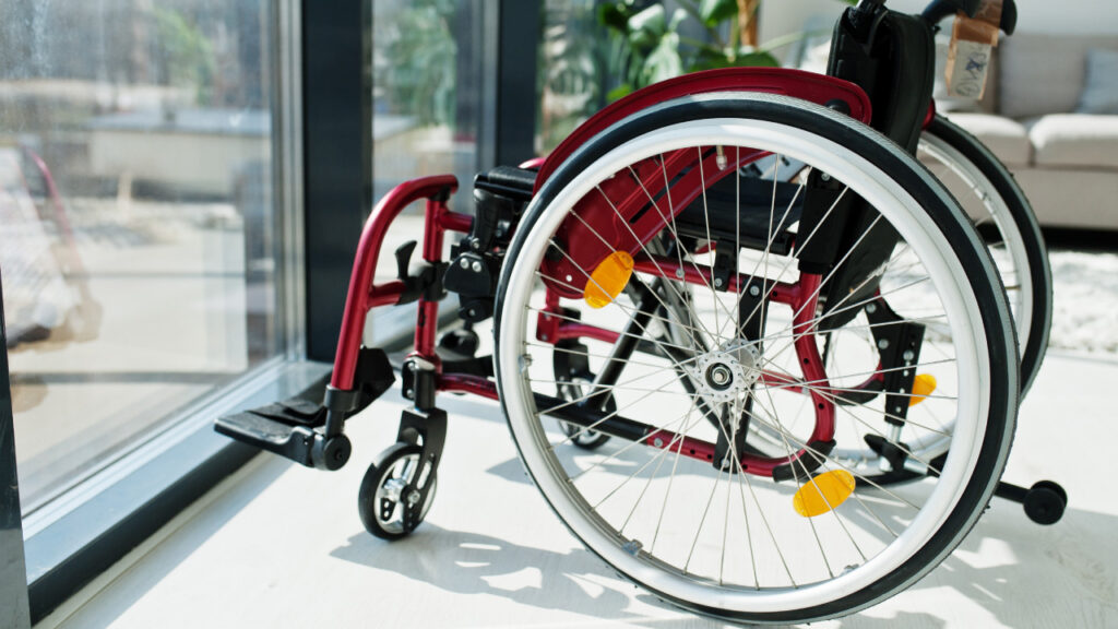 Imagem de cadeira de rodas