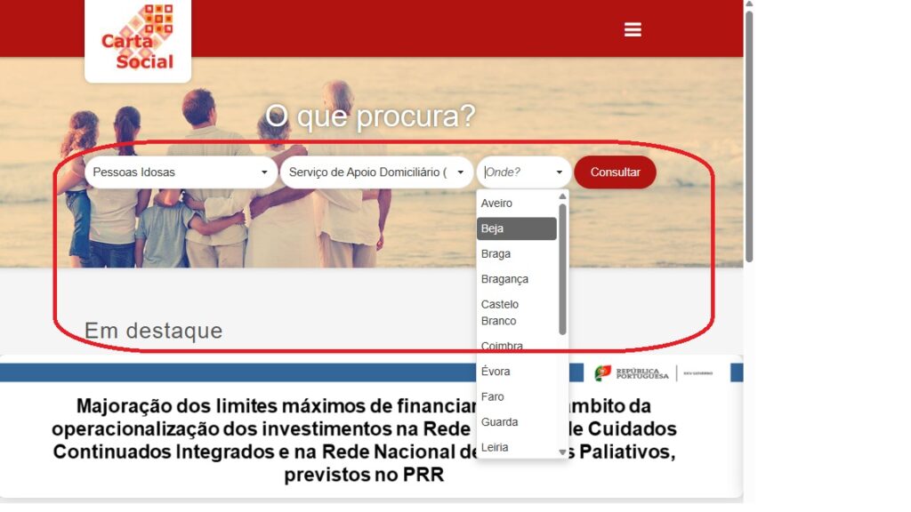 site da carta social